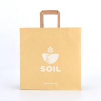 Wholesalers Accept Custom Logo Gift Bags Kraft Paper Shopping Bags