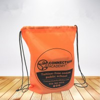 Sport Drawstring Bag Gift With Polyester Rope Durable Waterproof Shoe Nylon Recycle Bag