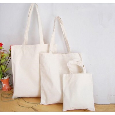 New Arrival white shopping tote bag For Girls Ues Tote Bags plain white cotton bag