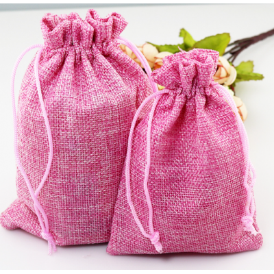 100 Natural Burlap Bags Wholesale Hemp Jute Hessian Drawstring Sack Small Wedding Favor Gift Straw Jute Bag