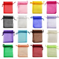 Gift /Multi-color candy storage packaging bag organza bag