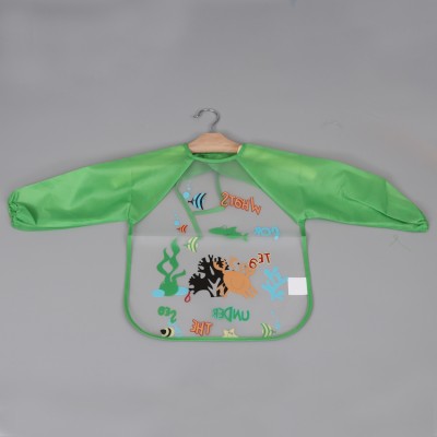 Infants Toddlers Washable Long Sleeve Baby Bibs