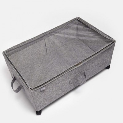 Wholesale large foldable custom home mobile bag with wheels hanging bag Cheap eco- friendly oxford storage box